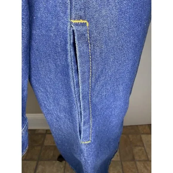 NWOT Frye Denim Shirtdress Dark Indigo Long Sleeve Size XS - Picture 6 of 12